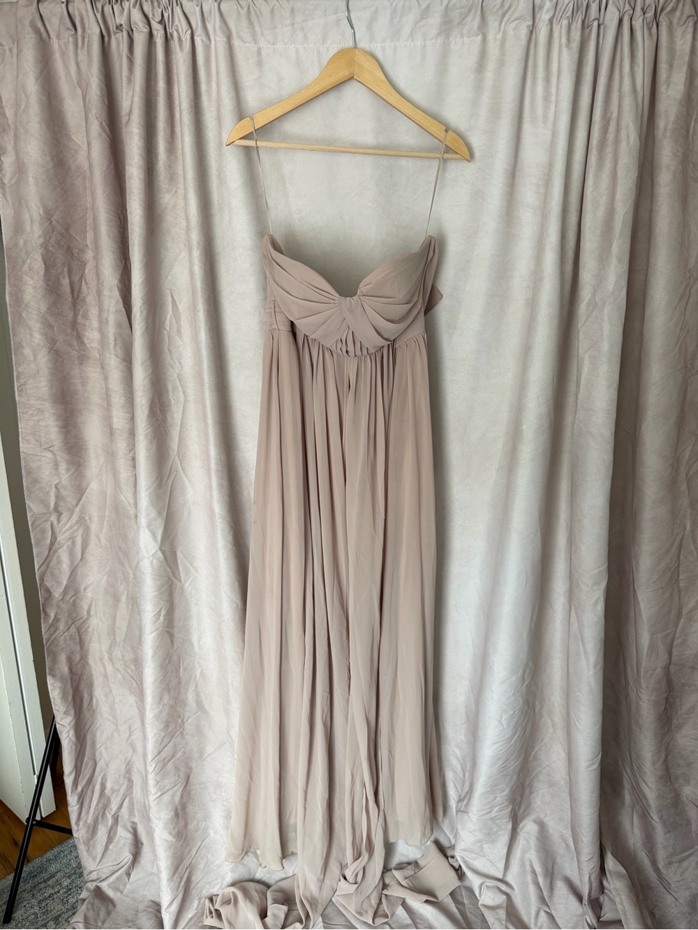 Birdy Grey Strapless Maxi Dress in Dusty Blush